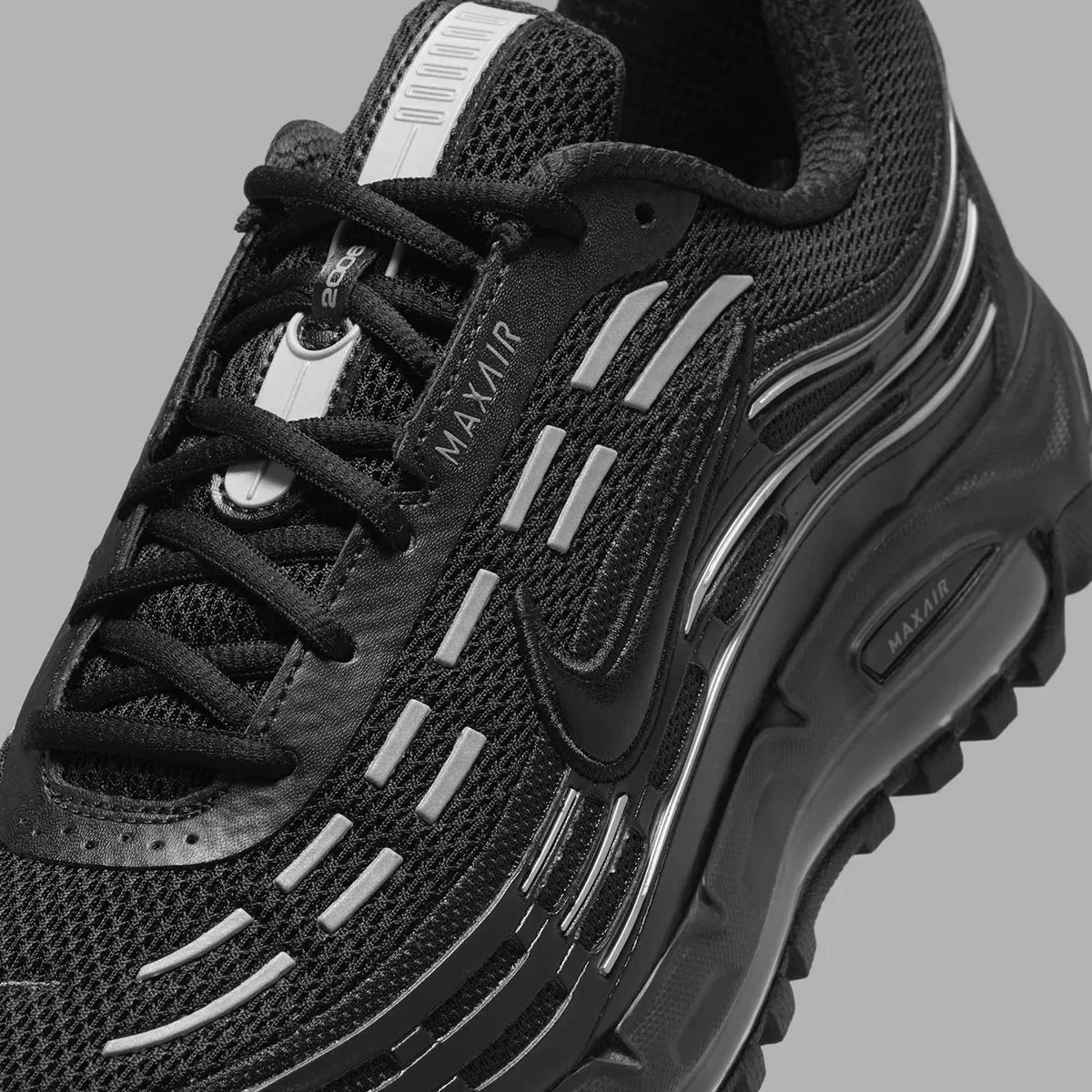 Nike Air Max TL 2.5 Black Metallic Silver Retro Shoes FZ4110-002 Men's Sizes NEW