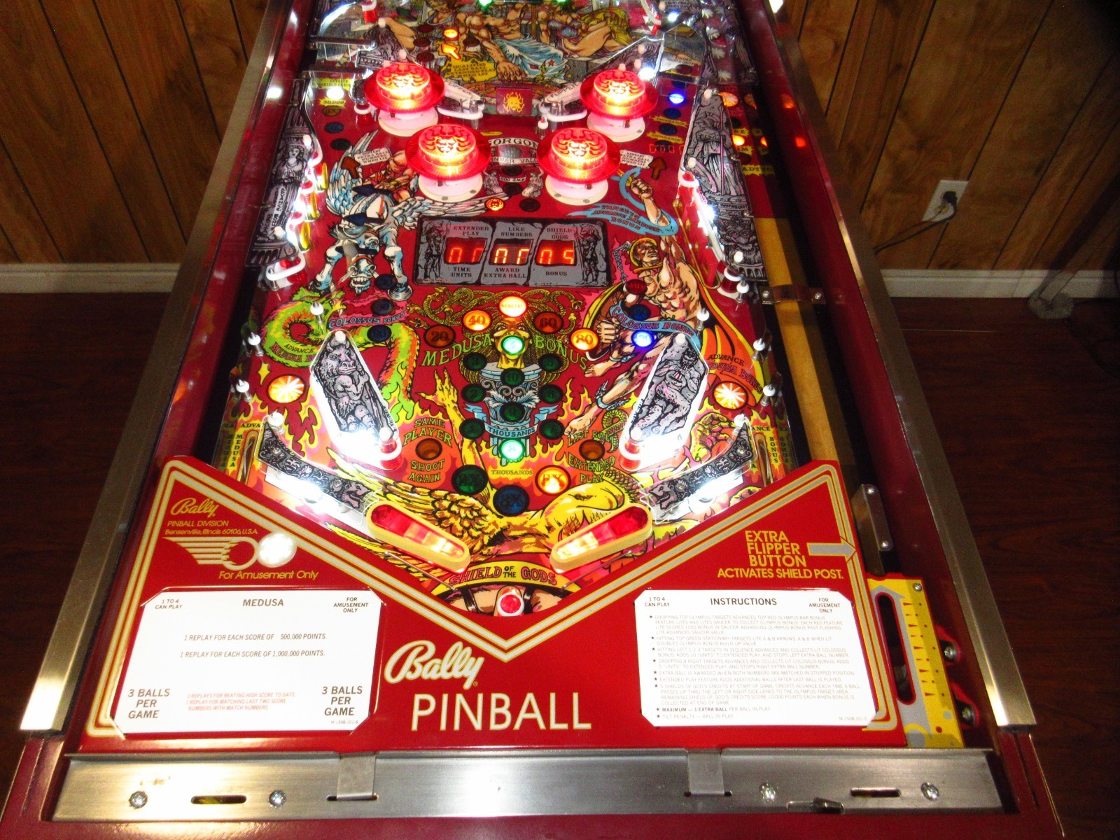Bally 🐍 MEDUSA 🐍 Pinball Machine 👀 FULLY RESTORED 👀