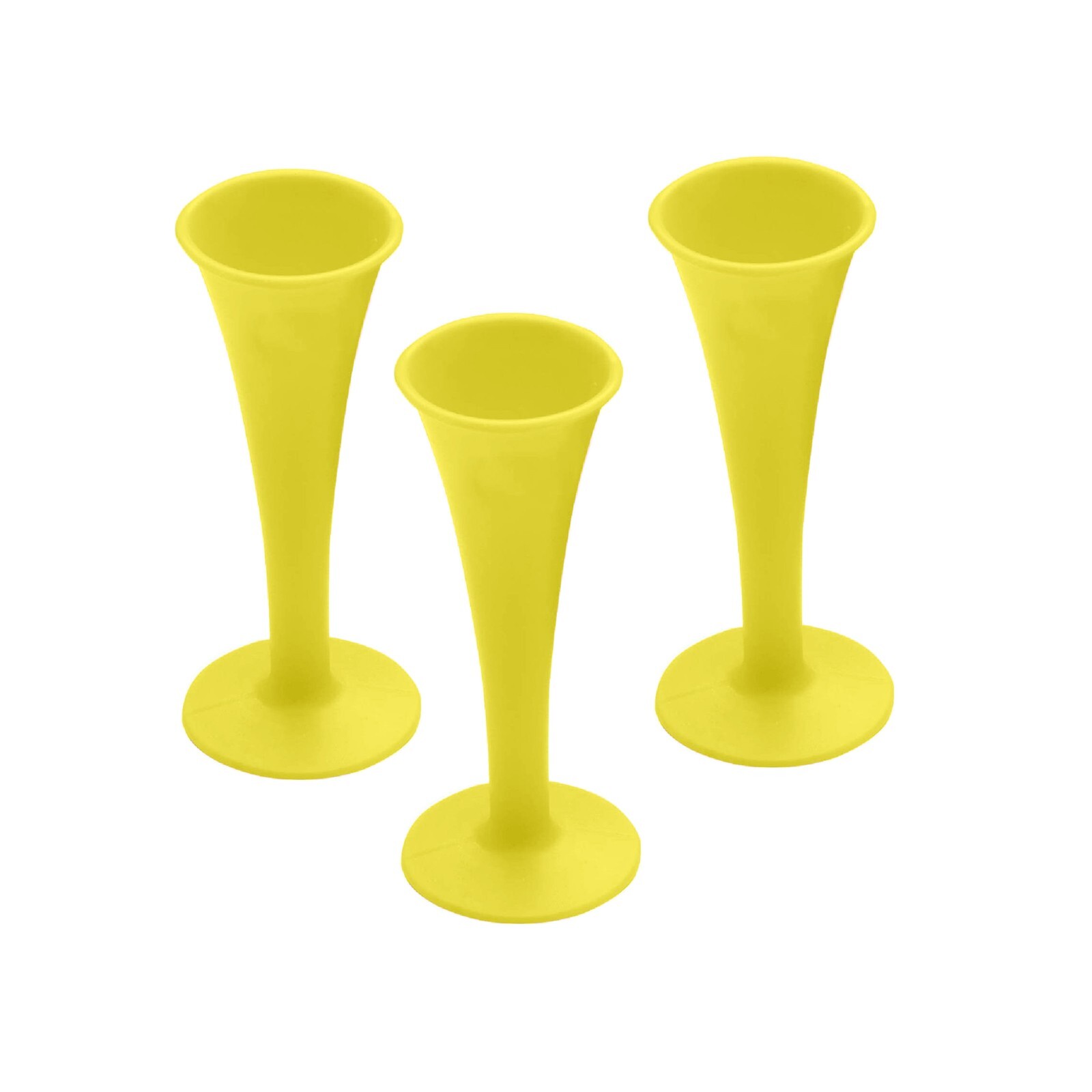 Lot Of 3 Pcs Pinard Fetal Stethoscope Yellow Color Plastic Surgical Medical Inst
