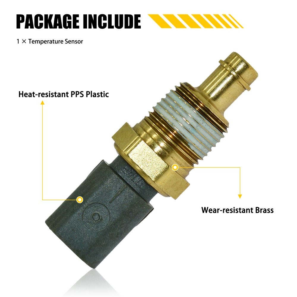 For Jeep Cherokee Commander Liberty Wrangler Coolant Engine Temperature Sensor