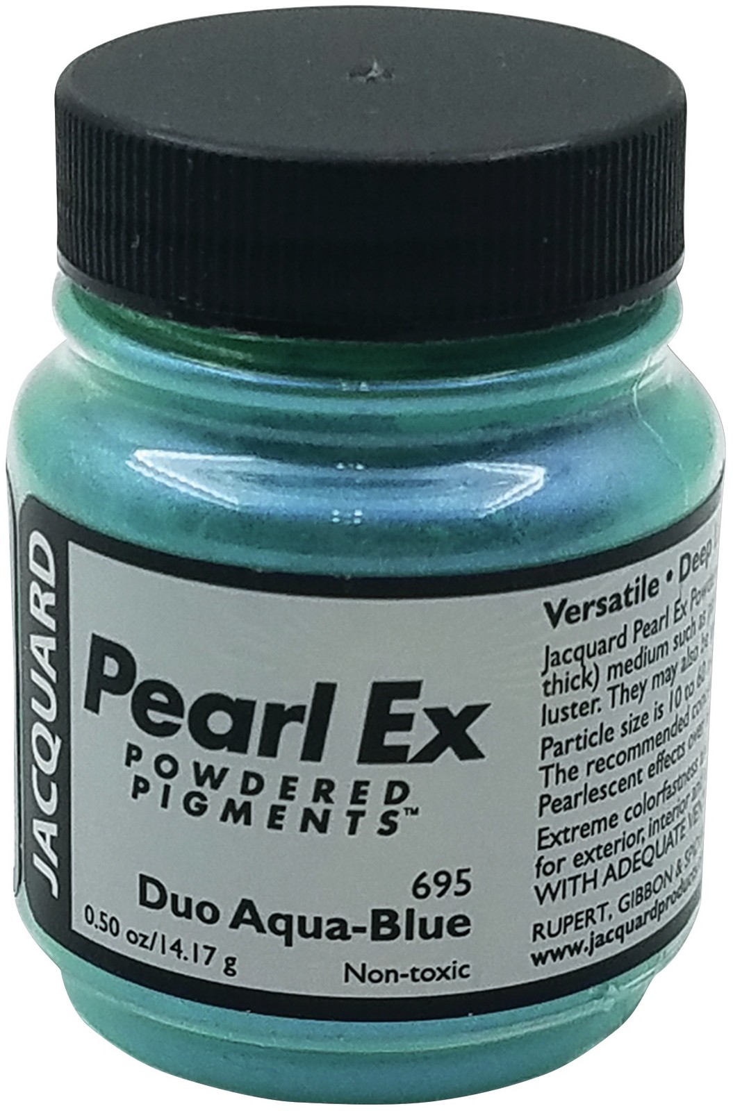 Jacquard Pearl Ex Powdered Pigment .5oz Duo Aqua-Blue