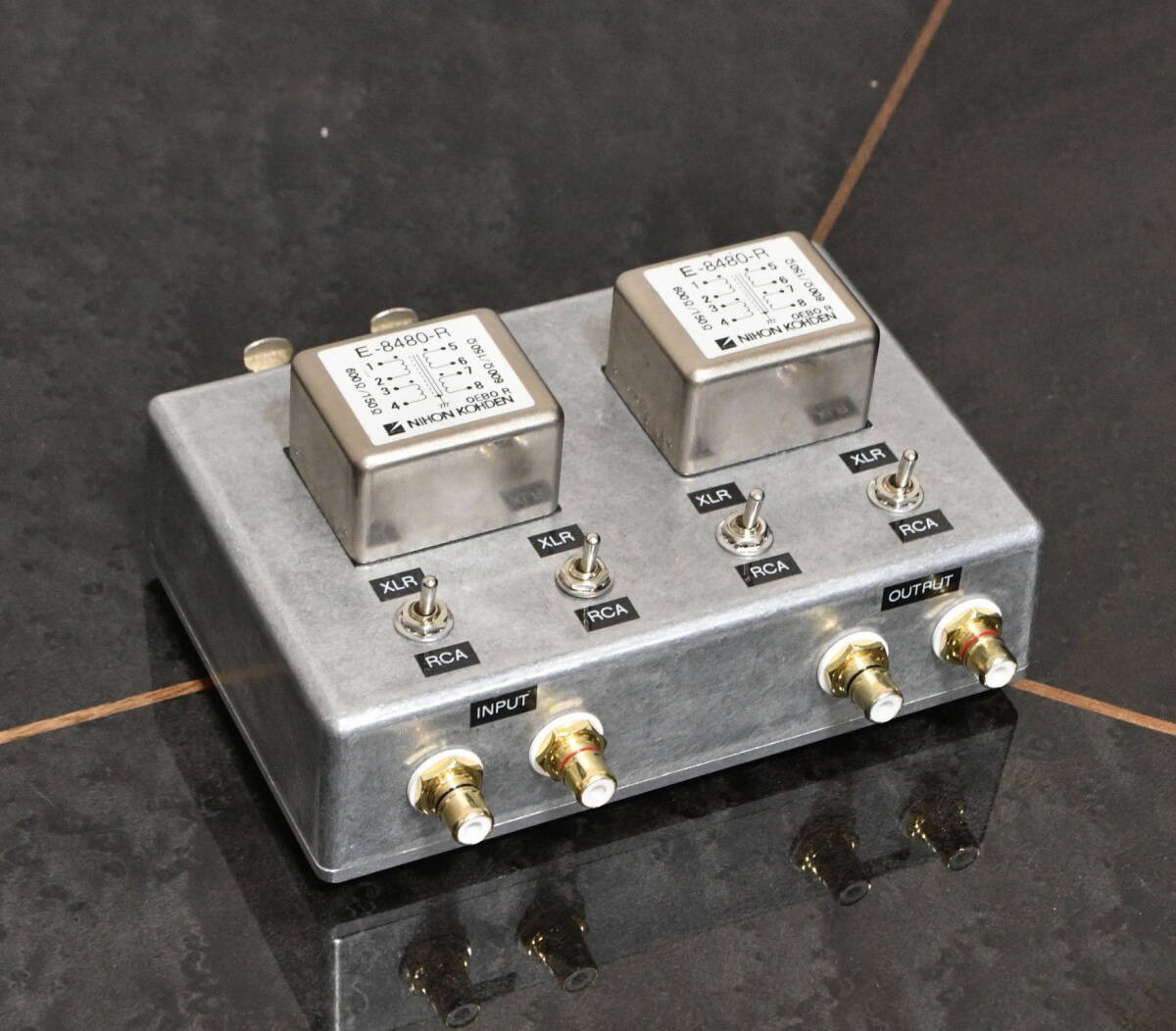NIHON KOHDEN input transformer XLR  -  RCA CD/Line transformer 600ohm:600ohm
