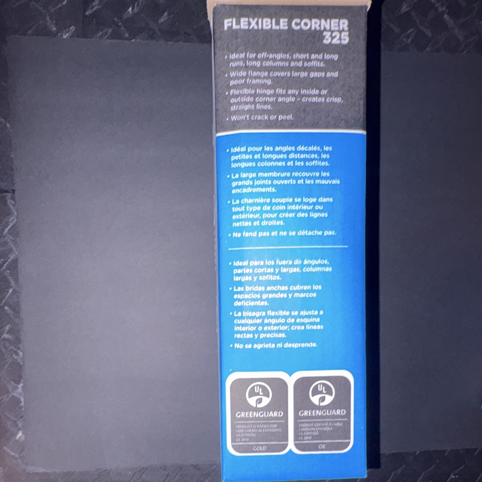 CertainTeed NO-COAT Flexible Corner 325 Drywall Corner Bead 100' x 3.25" MPN 325