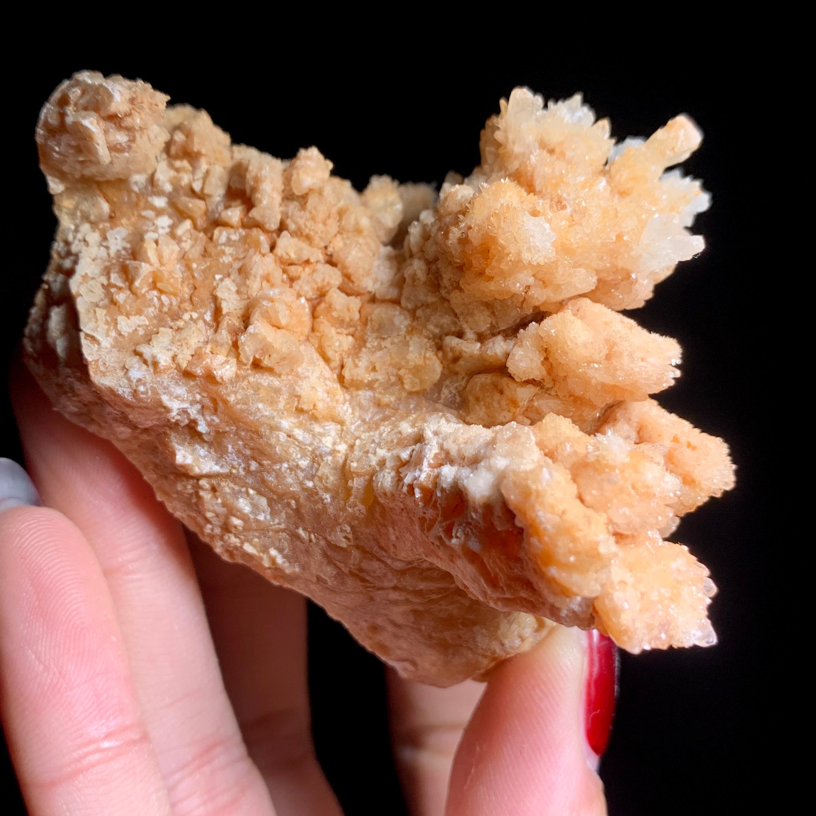 120G Specia Natural Beautiful Plaster Flower Mineral Specimen/Gift