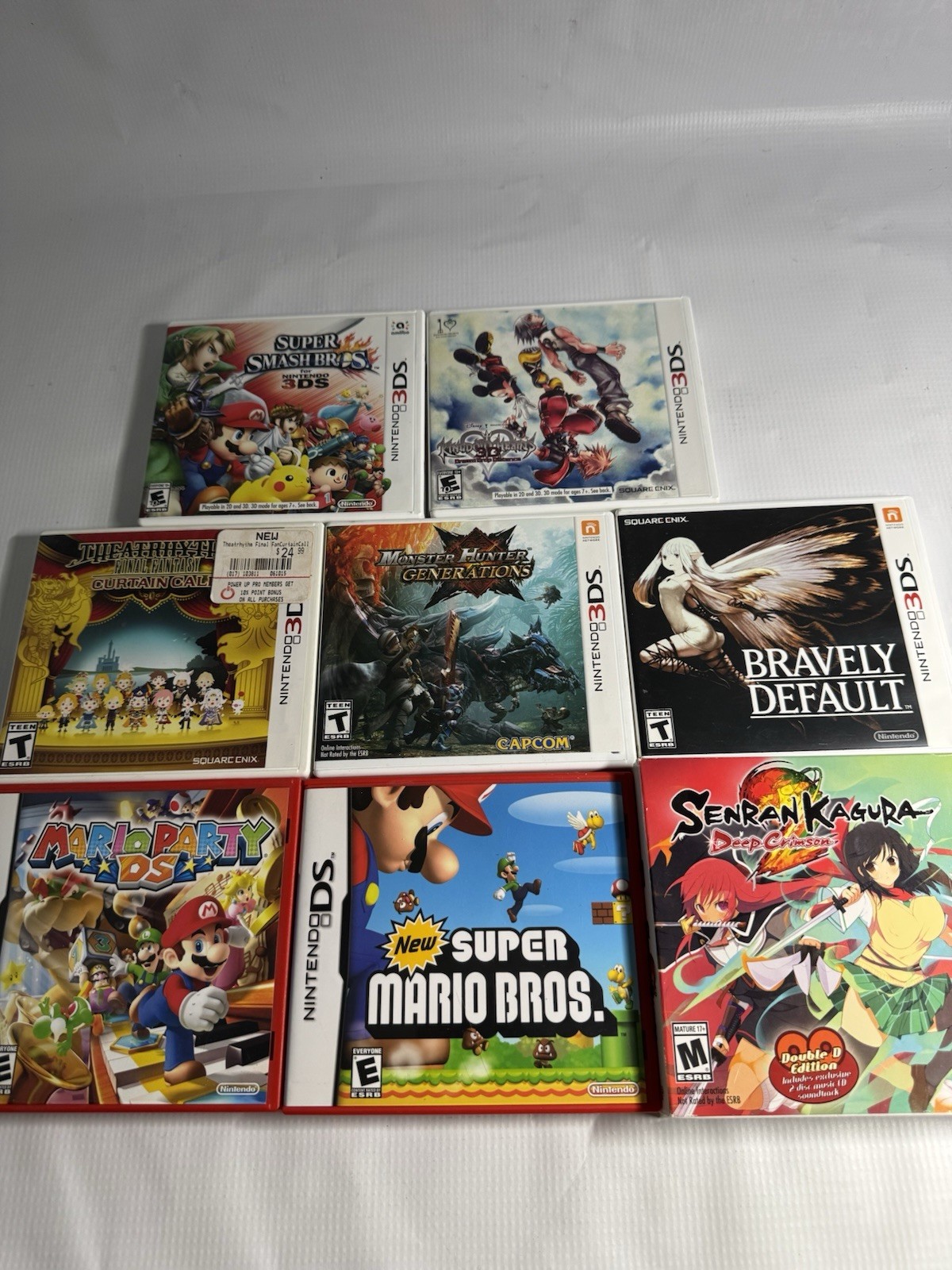 Lot of 8: Nintendo DS & 3DS Box & Manual Only