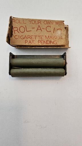 Vintage "Rol-A-Cig"  Cigarette Maker With Box