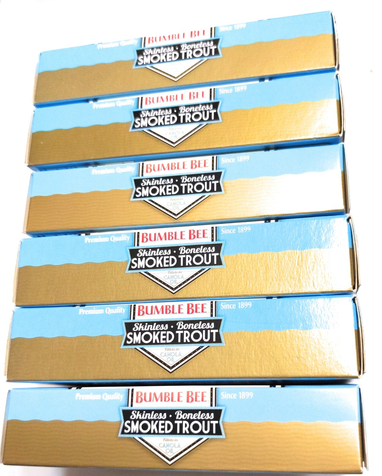 BUMBLE BEE SMOKED TROUT FILLETS - 6 PK - Set of 6 Cans