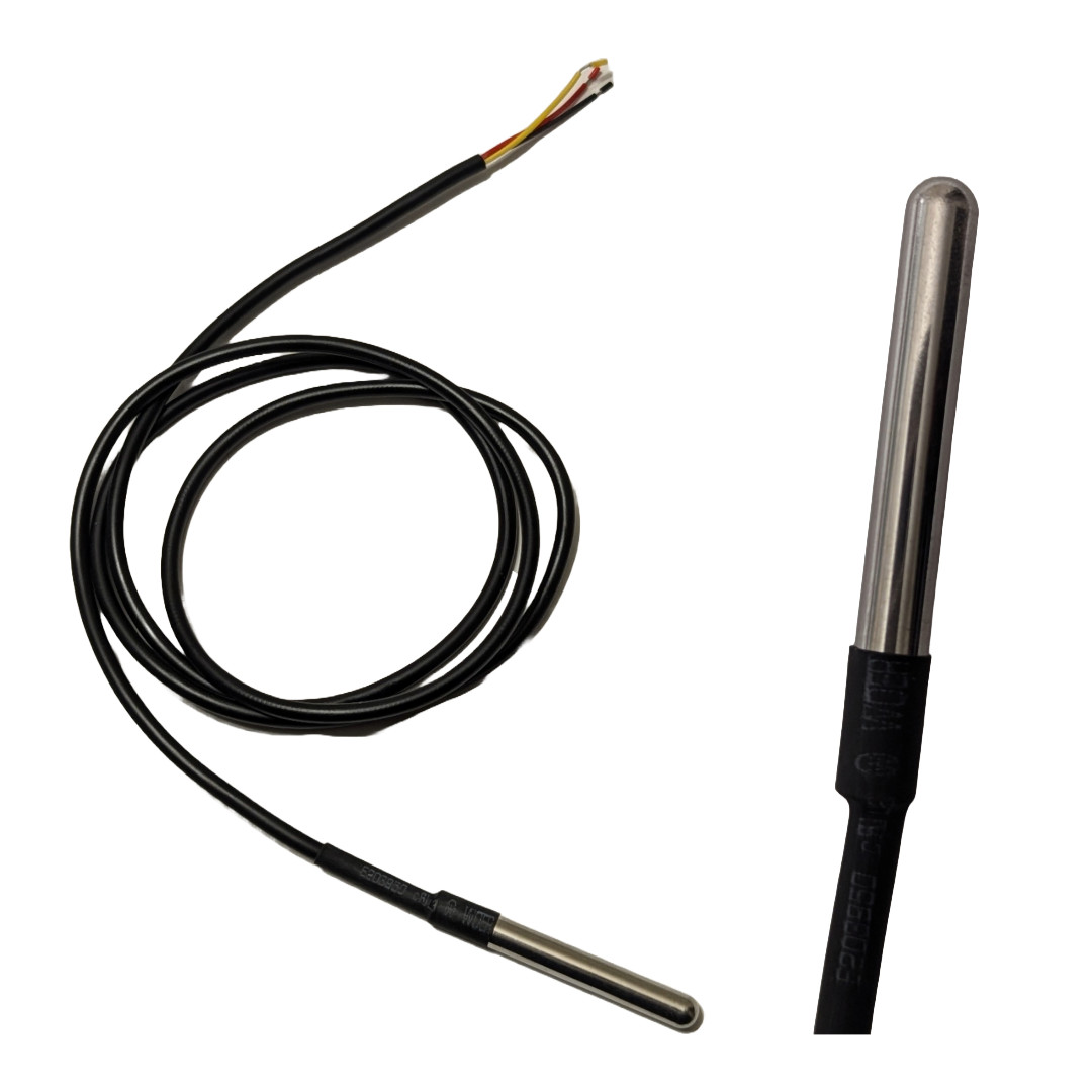 1pcs DS18B20 Temperature Sensor Temperature Probe Stainless Steel 1m/2m/3m