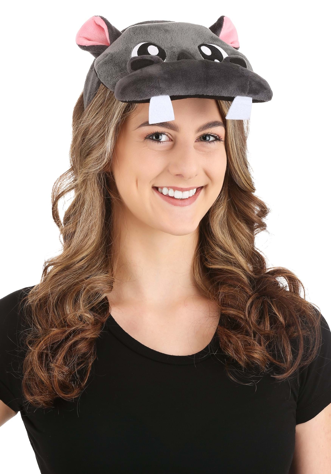 Hippo Headband Plush