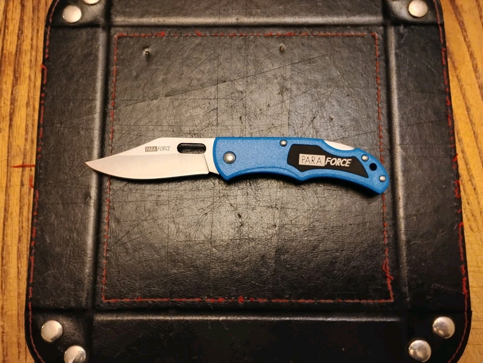 ParaForce Folding Knife 3" Stainless Steel Blade Pocket Clip 4" Handle