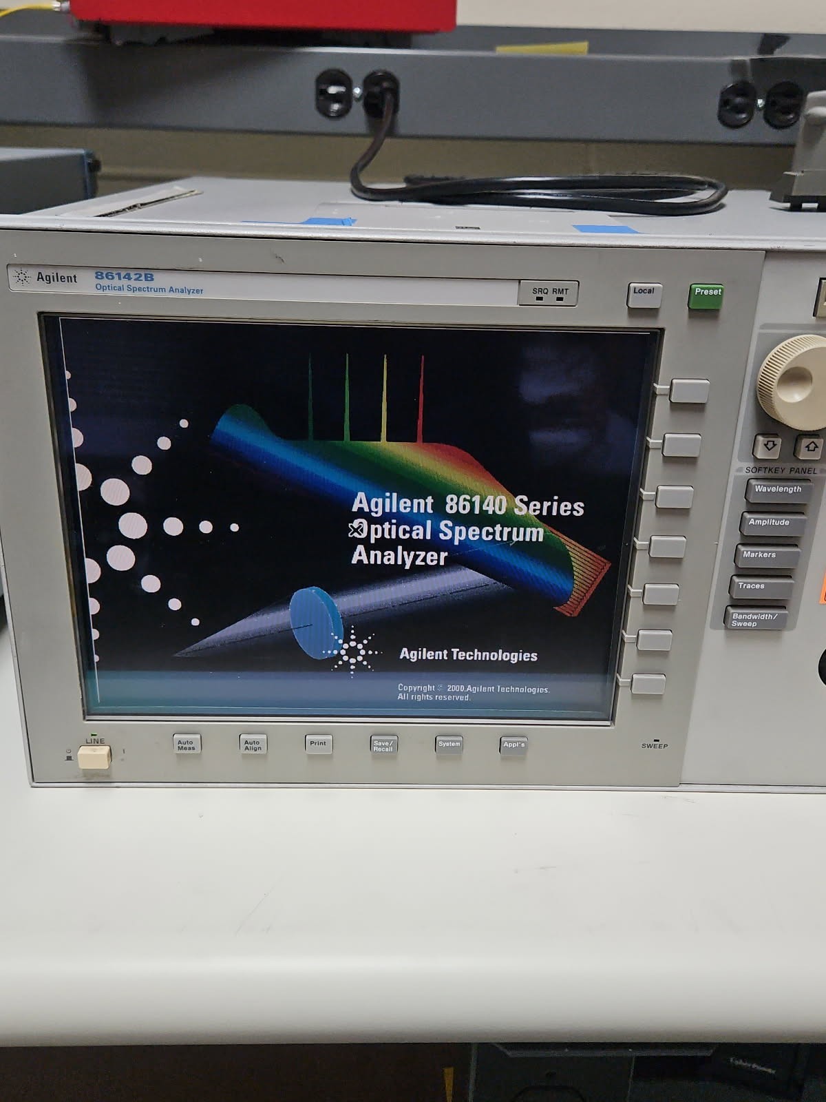Agilent/HP 86142B High Performance Optical Spectrum Analyzer OPT004/006