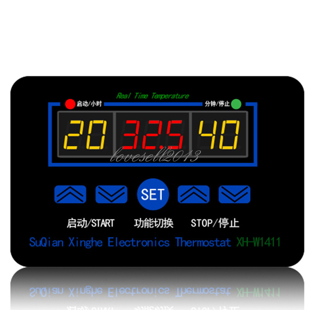 DC12V Multi-functional Temperature Controller Thermostat Control Switch XH-W1411