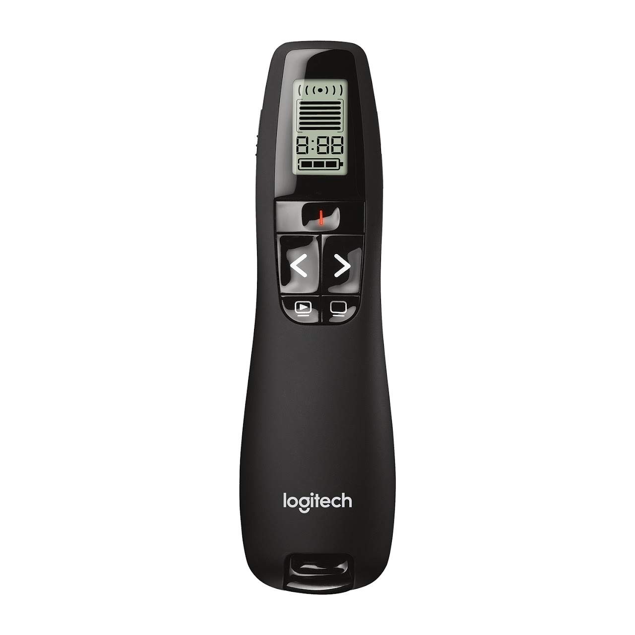 Logitech R800 Wireless Presenter Remote Green Laser Pointer LCD Screen 100ft