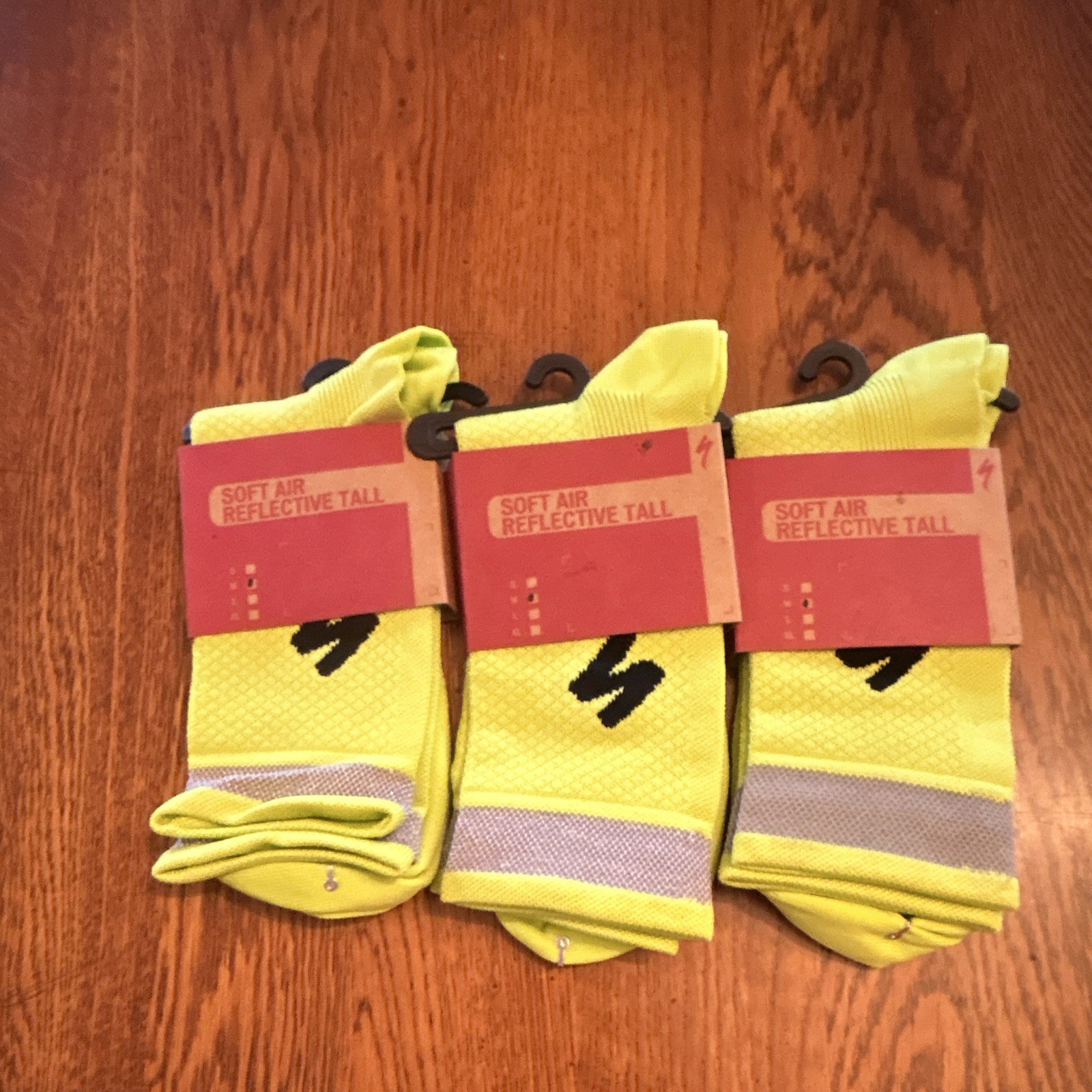 Specialized Soft Air reflective Tall Medium Yellow socks