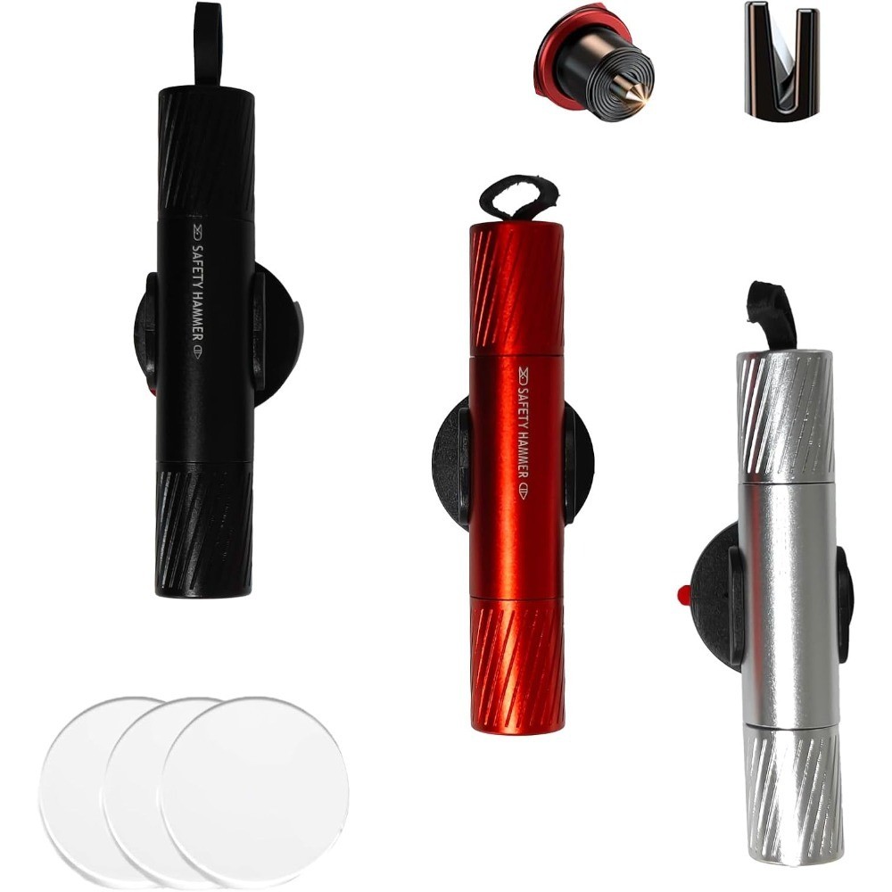 2025 Upgraded Car Safety Hammer - Safe Hammer, Window Breaker & Seatbelt Cutter