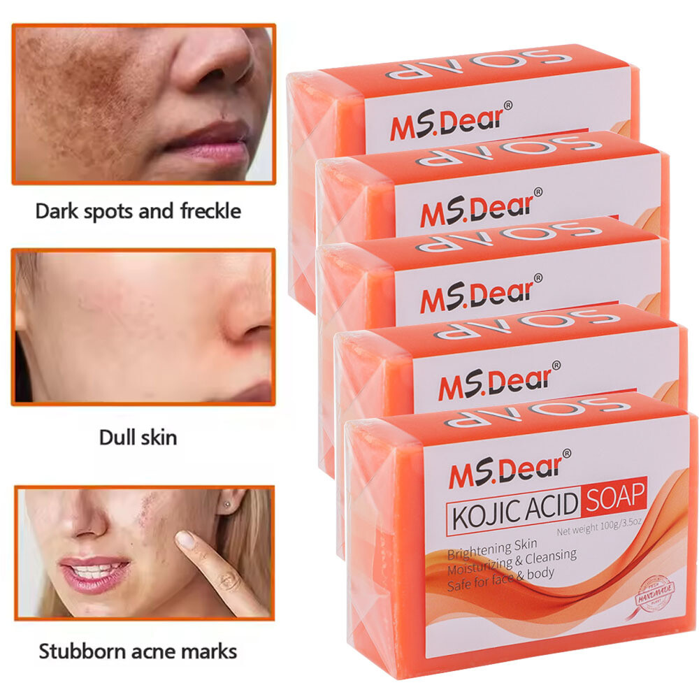 5X Kojic Acid Soap Brightening Soap Skin Whitening Dark Spot /Acne Cleaning Soap