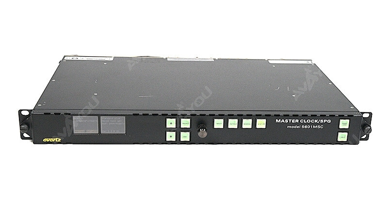 Evertz 5601MSC +2PS +SDTG +HDTG Master SPG Clock Test Generator