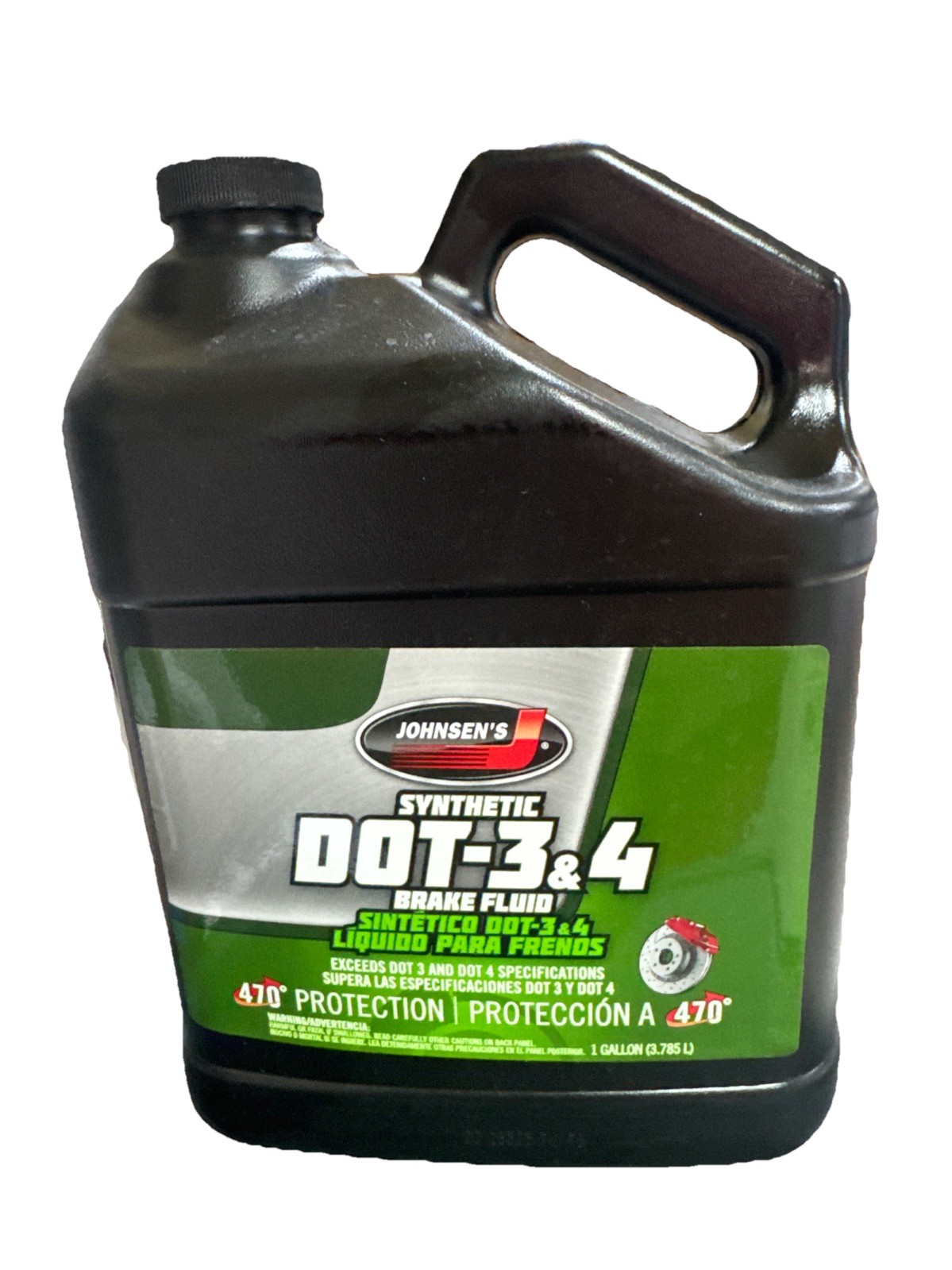 Johnsen's  Premium Synthetic DOT3&4 Brake Fluid -1 Gallon Free Shipping