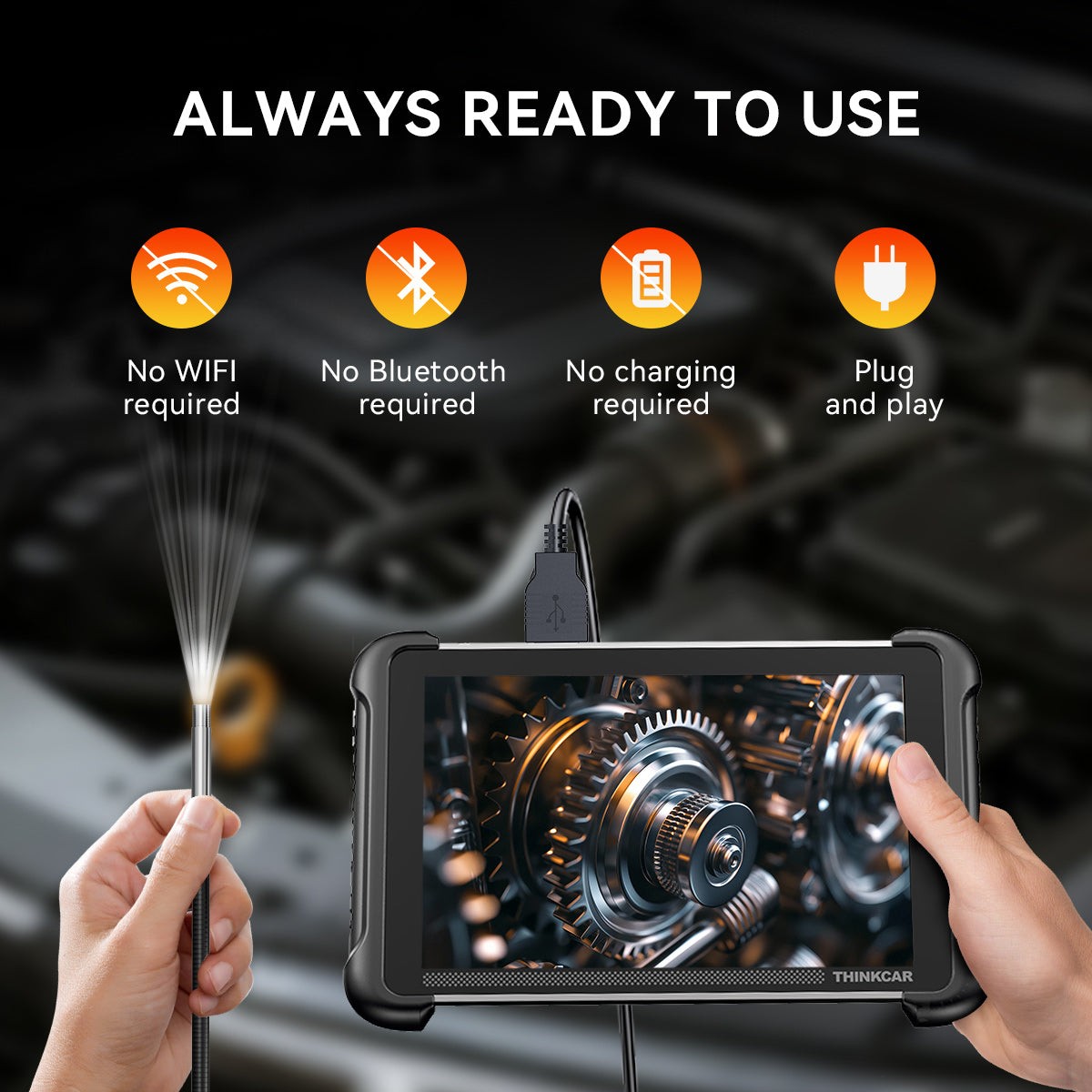 ThinkScan 689 ECU Coding Scanner Bidirectional Full System Scan Tool FREE UPDATE