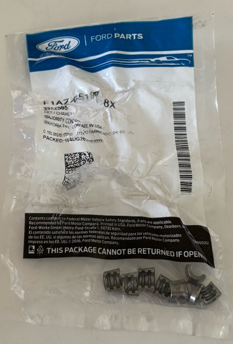 Pack of 8 New Genuine OEM Ford Valve Spring Retainer Keeper Key F1AZ6518A