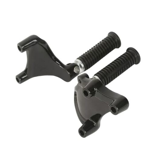Rear Passenger Footpegs Foot Rests Pedal Mount Kit Compatible with Harley