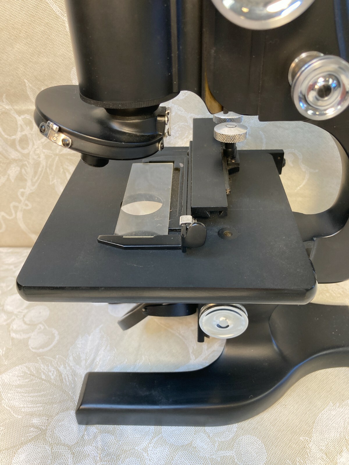 Vintage Spencer Monocular Microscope w/ Case Multiple Lenses