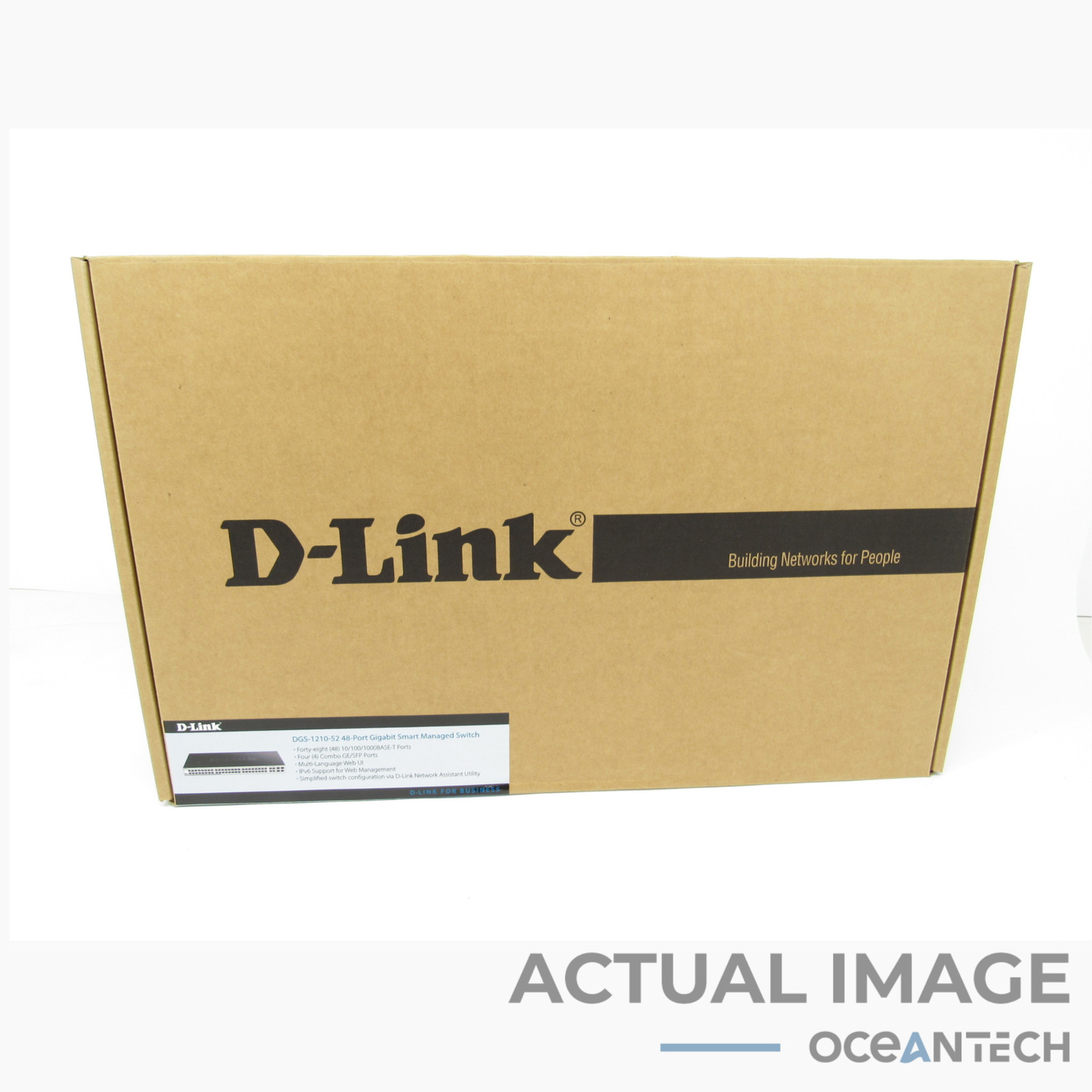 D-Link DGS-1210-52 48-Port Fast Ethernet Smart Managed Switch New Open Box