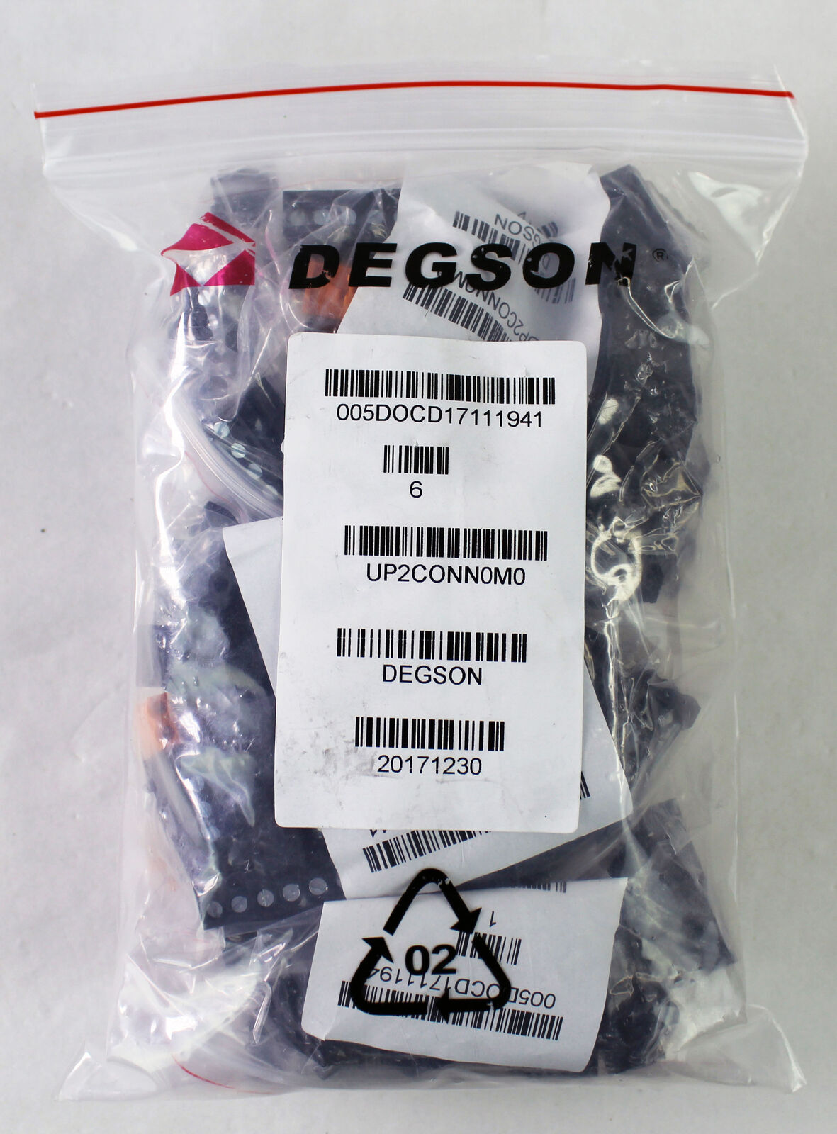 Lot of 6 Packs - Degson UP2CONN0M0 Terminal Connector Pack