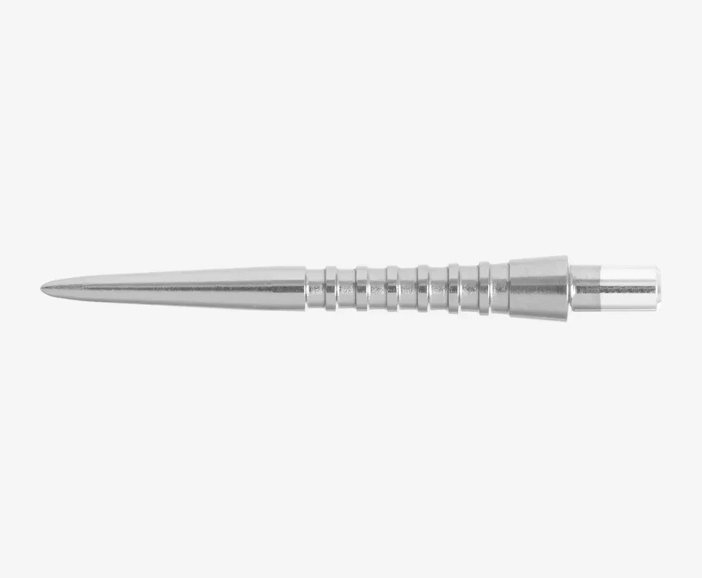 TARGET STORM SILVER GROOVED 30mm STEEL TIP DART REPLACEMENT POINTS PACK OF 3