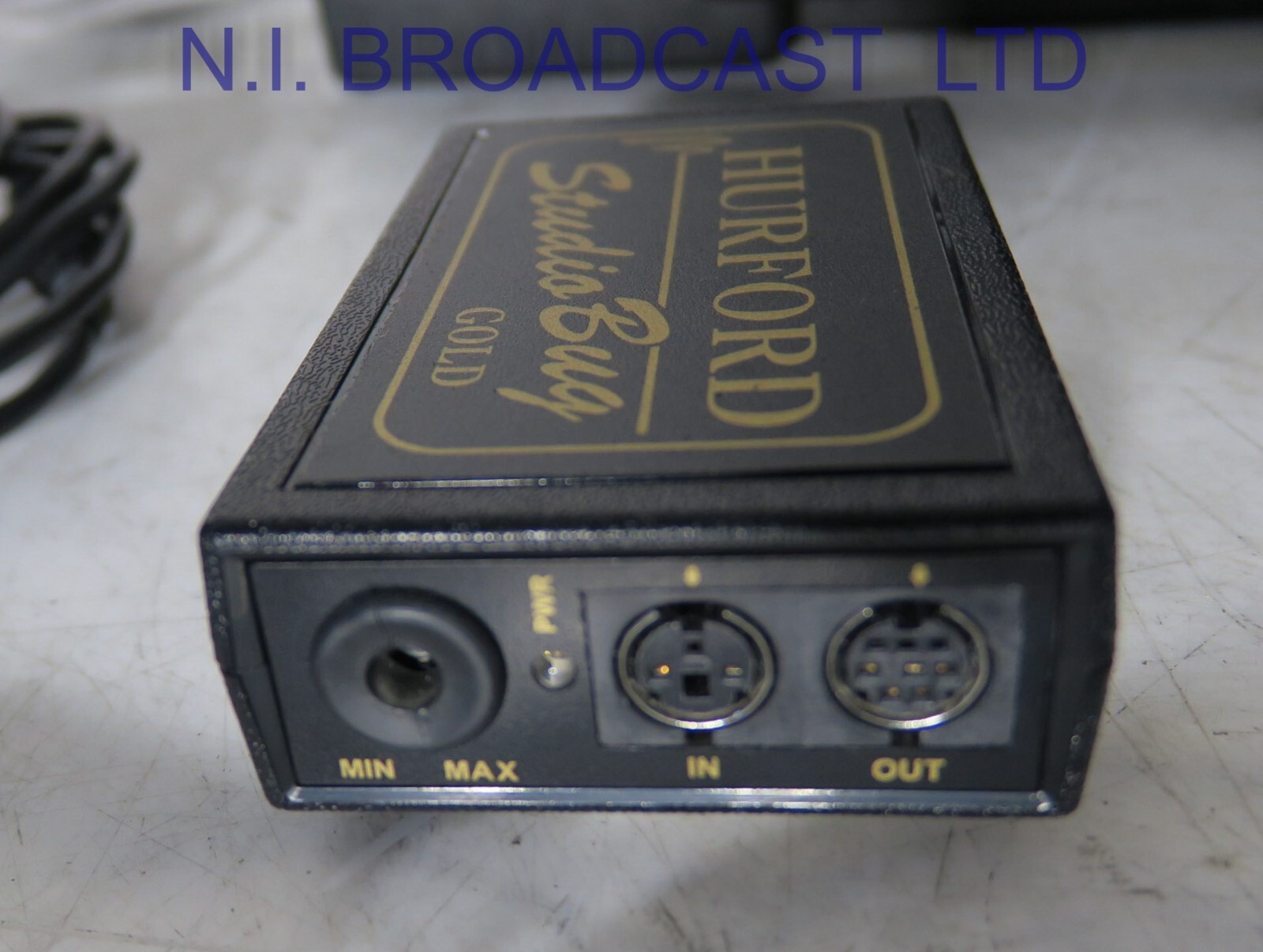 Hurford Studio bug gold microphone