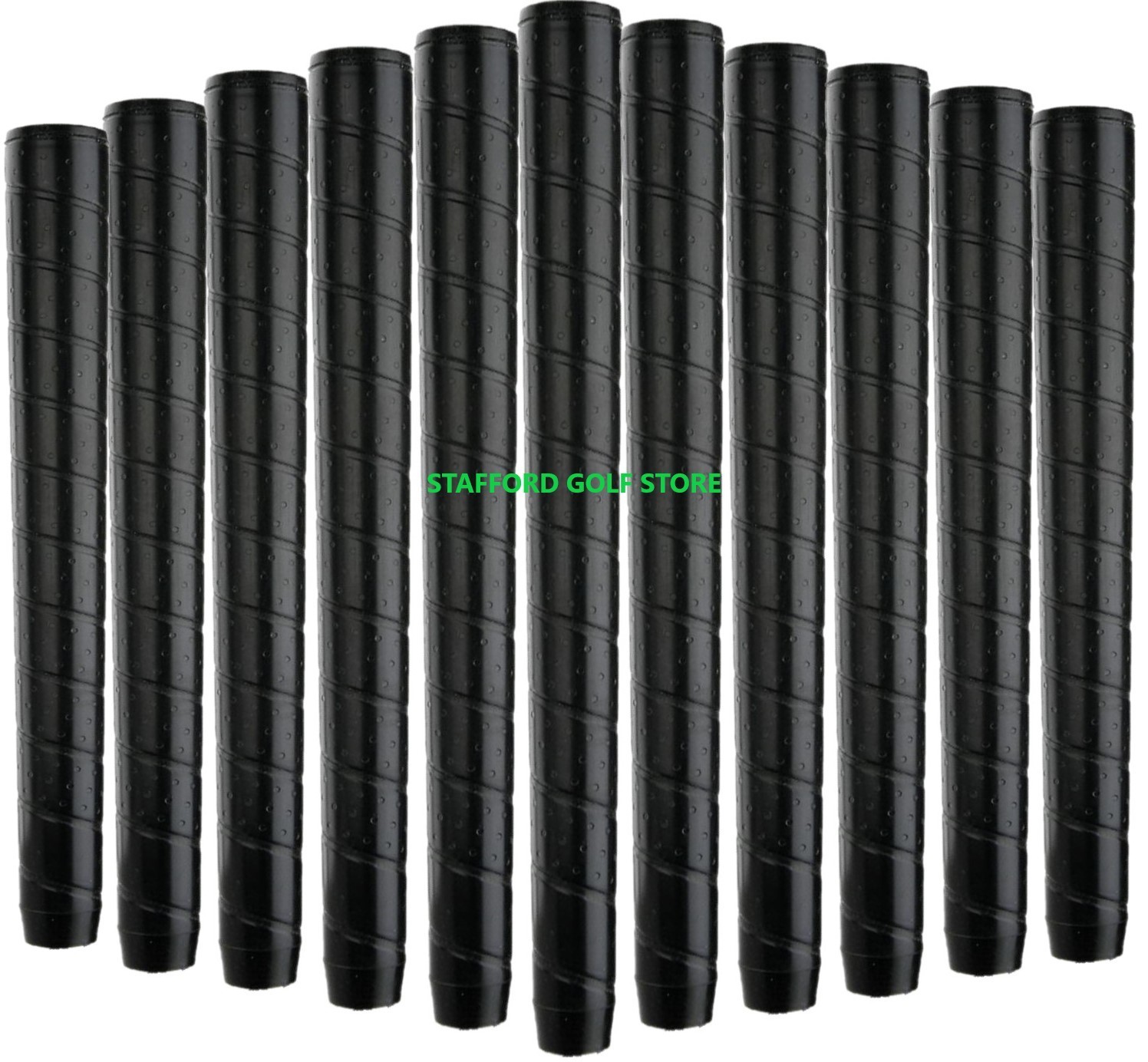 Star Grip Tour Star Golf Grips Standard/Oversize Core .600 Round Black Bundles