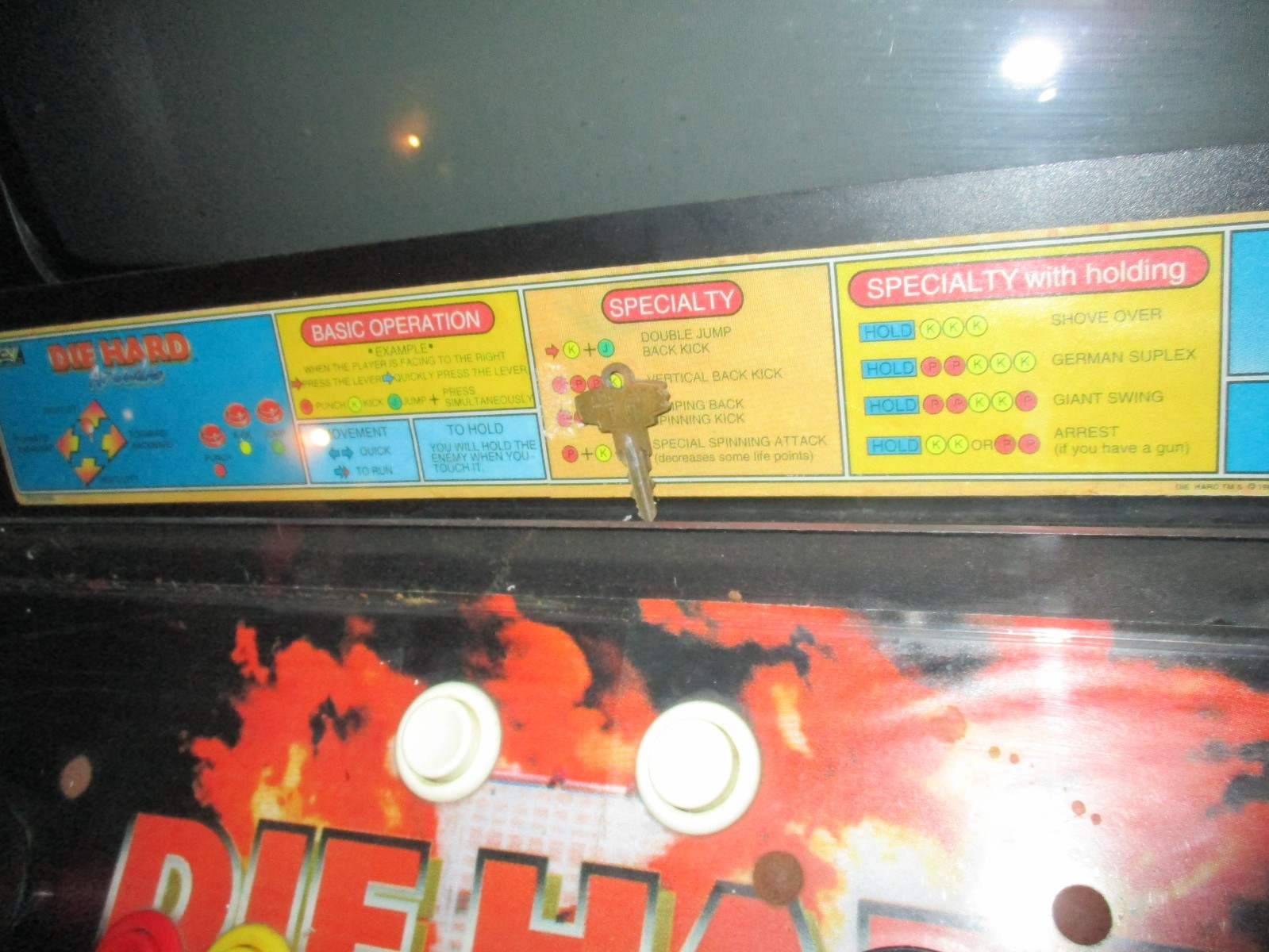 DIE HARD ARCADE by SEGA 1996 full size In Good Condition