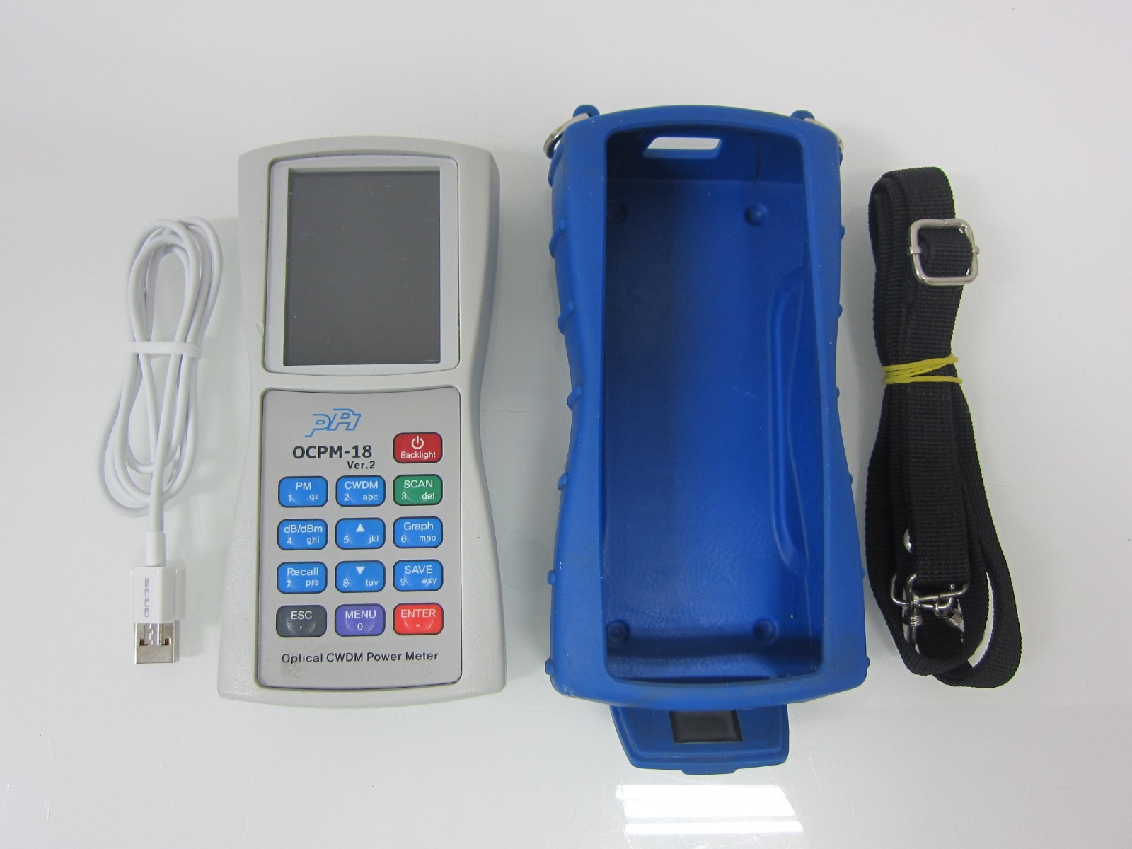 PPI OCPM-18 Ver2 Optical CWDM Power Meter, OCPM18, OCC-55