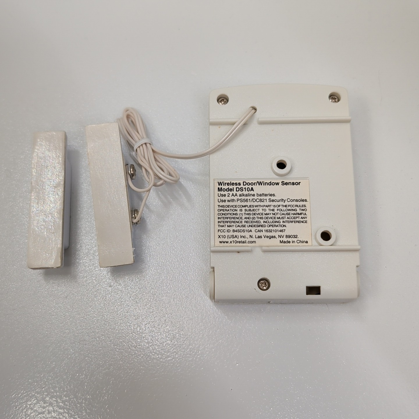 X10 Door & Window Sensor Model DS10A Powerhouse X10 Security White New