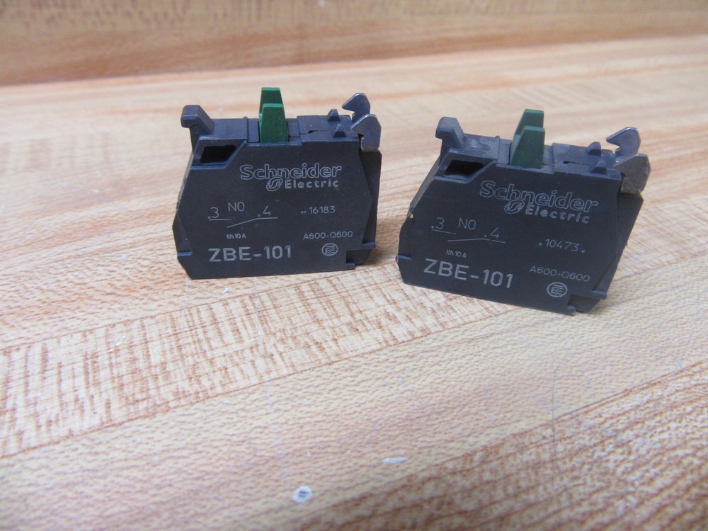 Schneider Telemecanique ZBE-101 Contact Block ZBE101 (Pack of 2)