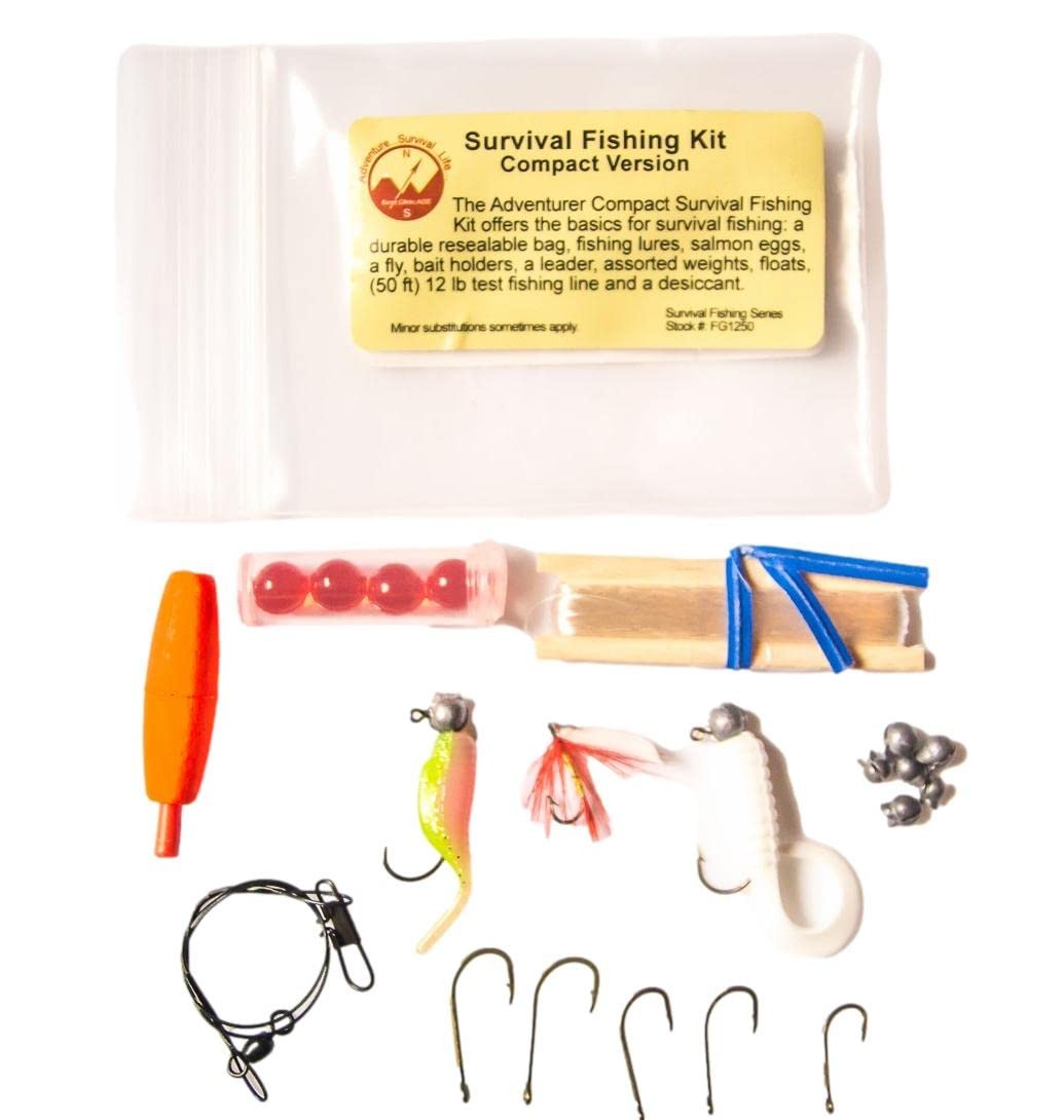 Best Glide ASE Survival Fishing Kit - Compact Version (1) Red
