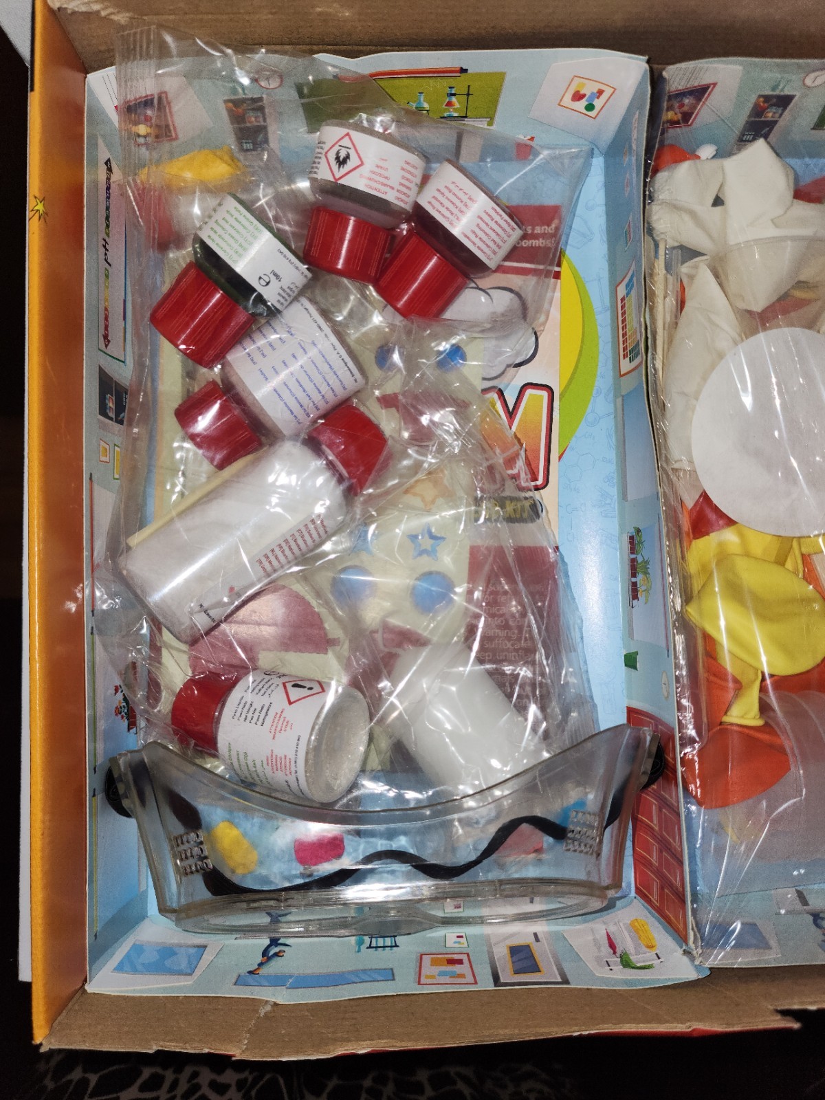 Playz Kaboom Explosive Combustion Science Lab Kit STEM 25 Experiments Open Box
