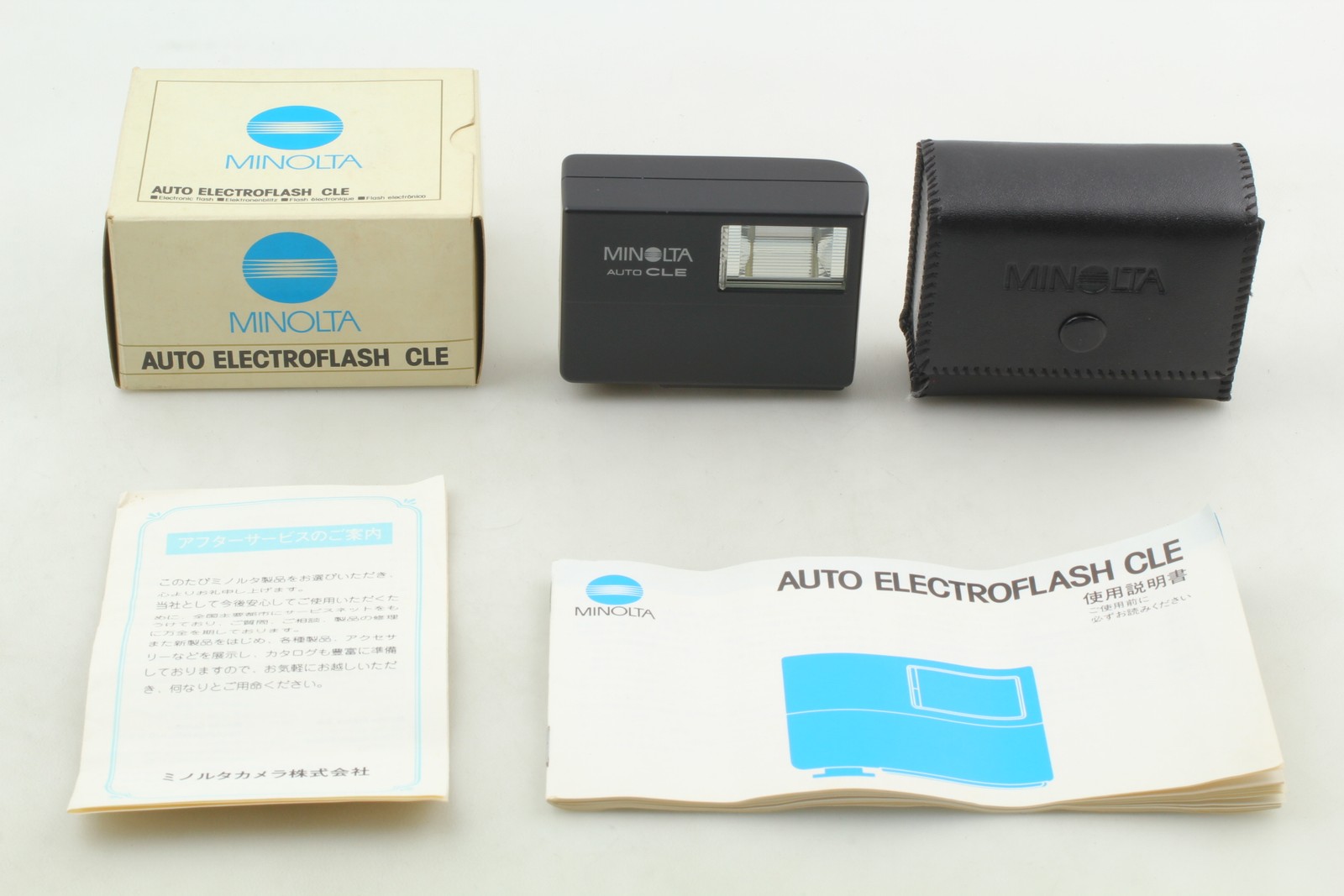 Tested [MINT] Minolta Auto CLE CL TTL Electro Flash Strobe w/ Case From JAPAN