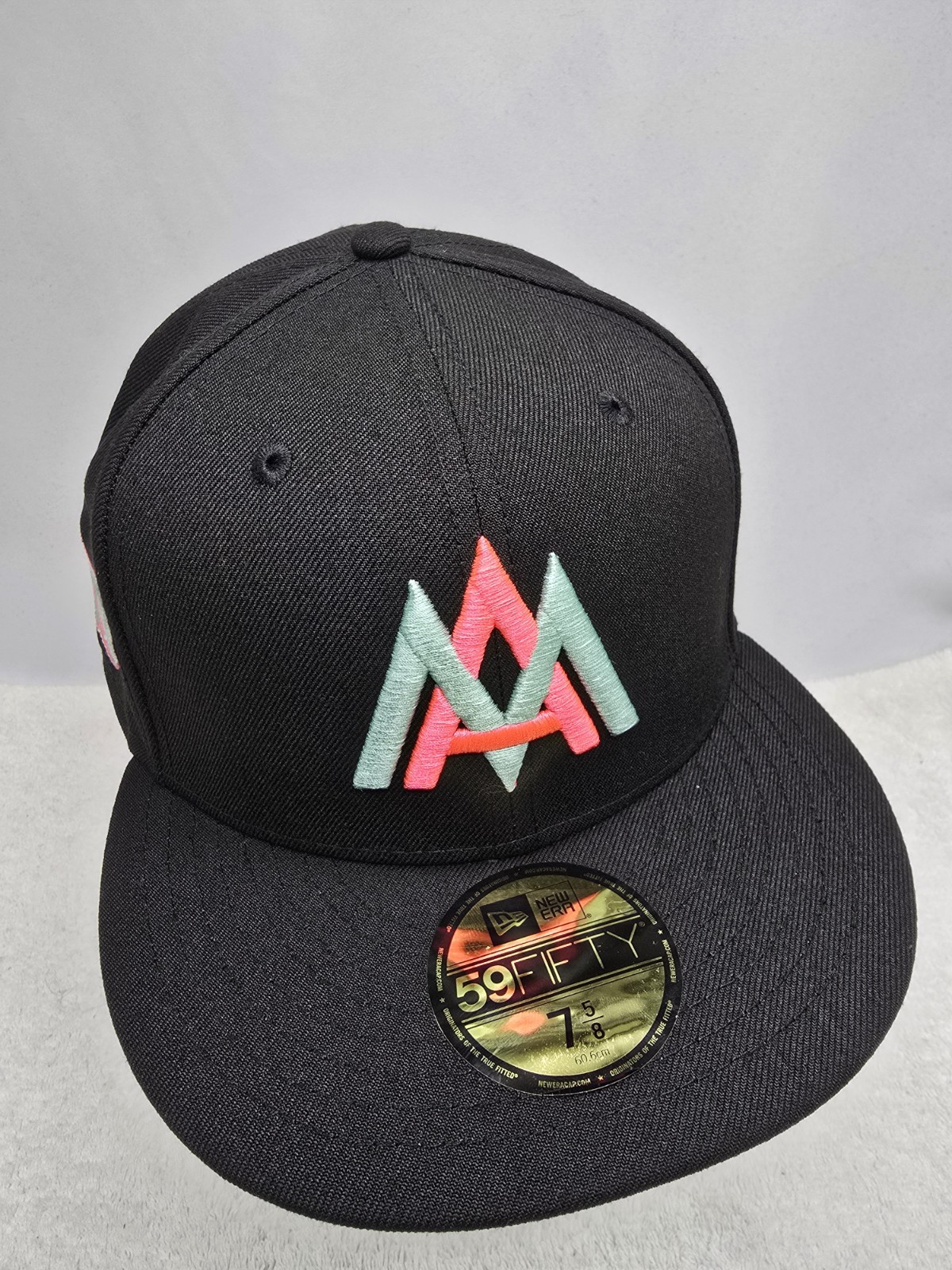 New Era Miami Amigos Custom 59Fifty Fitted Hat by Cool J’s x MiLB Fitted  7 5/8