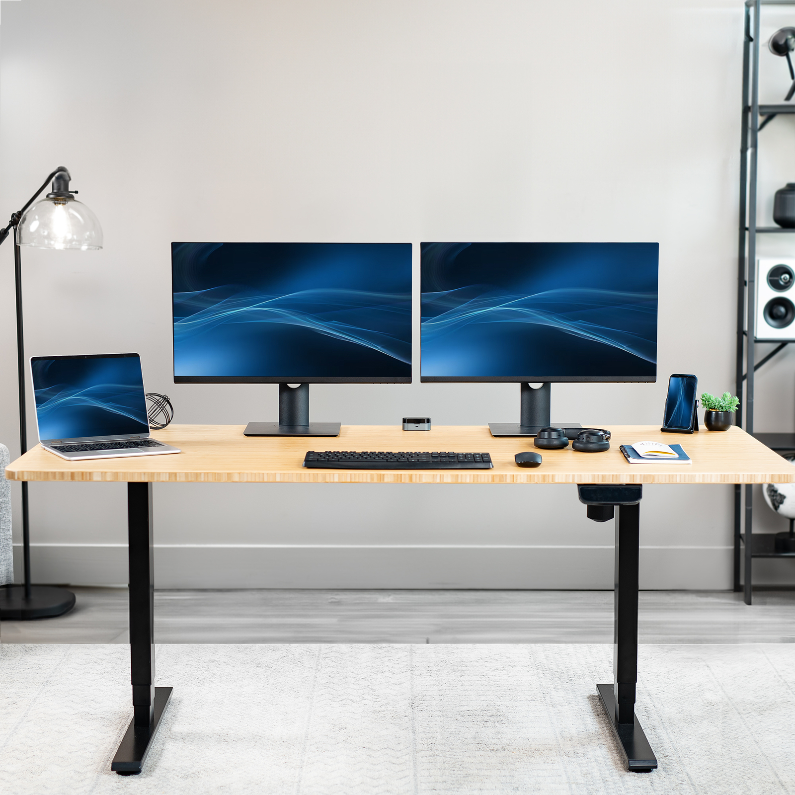 VIVO Bamboo 71 x 30 inch Universal Solid Table Top for Sit to Stand Desk Frames