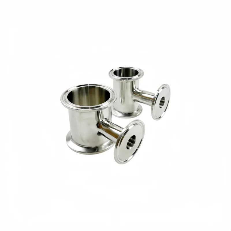 Tri Clamp Reducing Tee 3 Way Weld Ferrule SS304 Homebrew Distillation Tubings