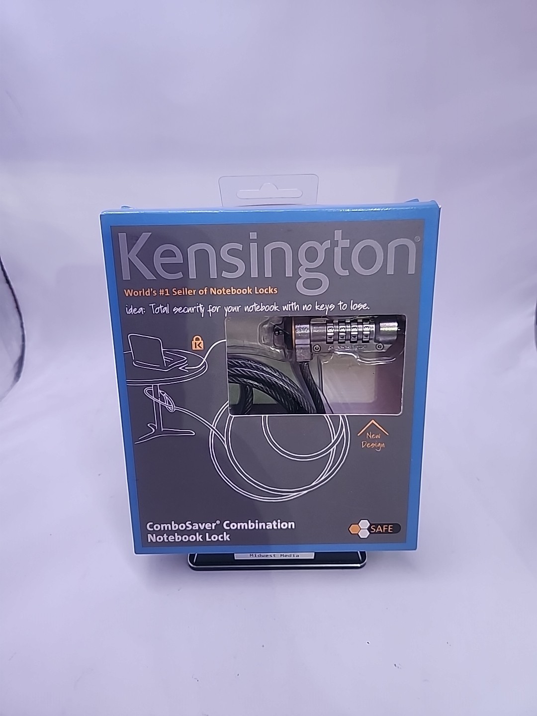 Kensington ComboSaver Notebook Laptop Computer Security Cable Lock, 6ft , New!