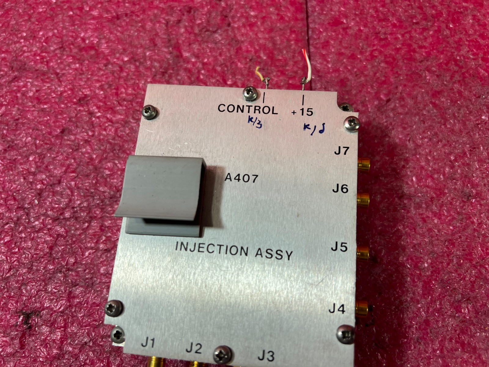 HP 3708A Noise And Interference Test Set A407 INJECTION ASSY
