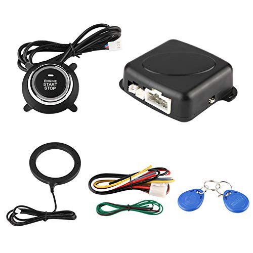 12V Car Alarm Security System, Universal Car Alarm System Engine Push Button
