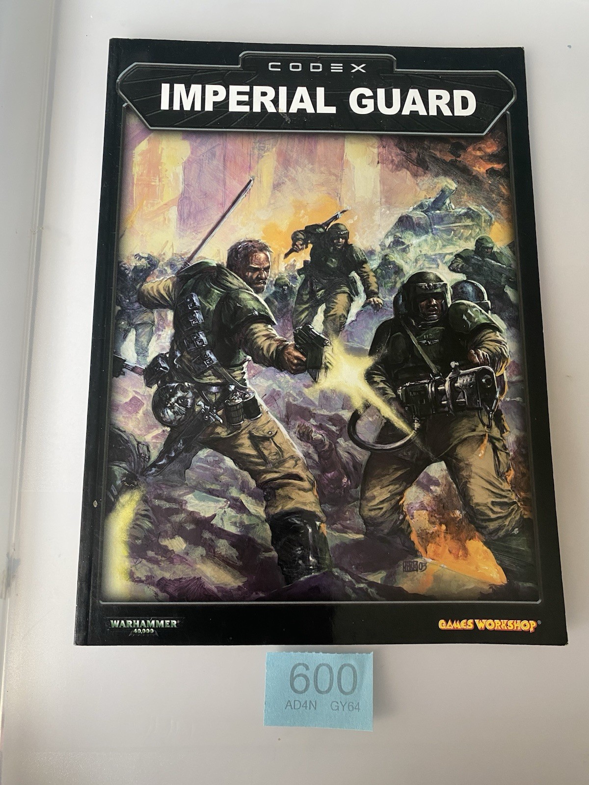 40k 3rd Ed Imperial Guard Codex 2nd Version, Softcover OOP Book V. Good Cond