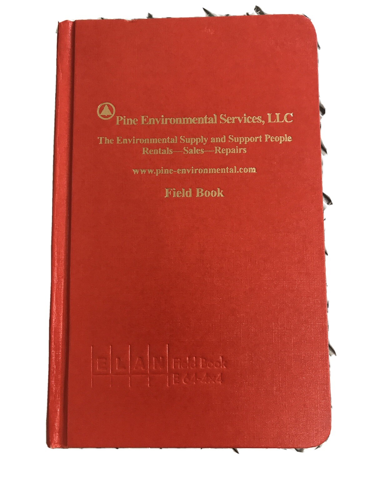 Elan Publishing Company E64-4x4 Field Surveying Book 4 ⅝ x 7 ¼, Bright Orange