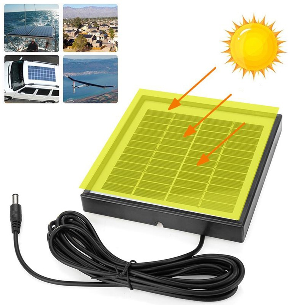 Convenient Charging Solution Lightweight 12V Solar Panel with Long Cable
