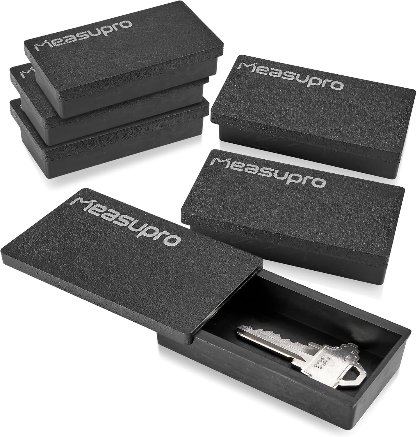 Magnetic Key Holder for Car 6 Pack - under Car Spare Keys Hider Hide a Key
