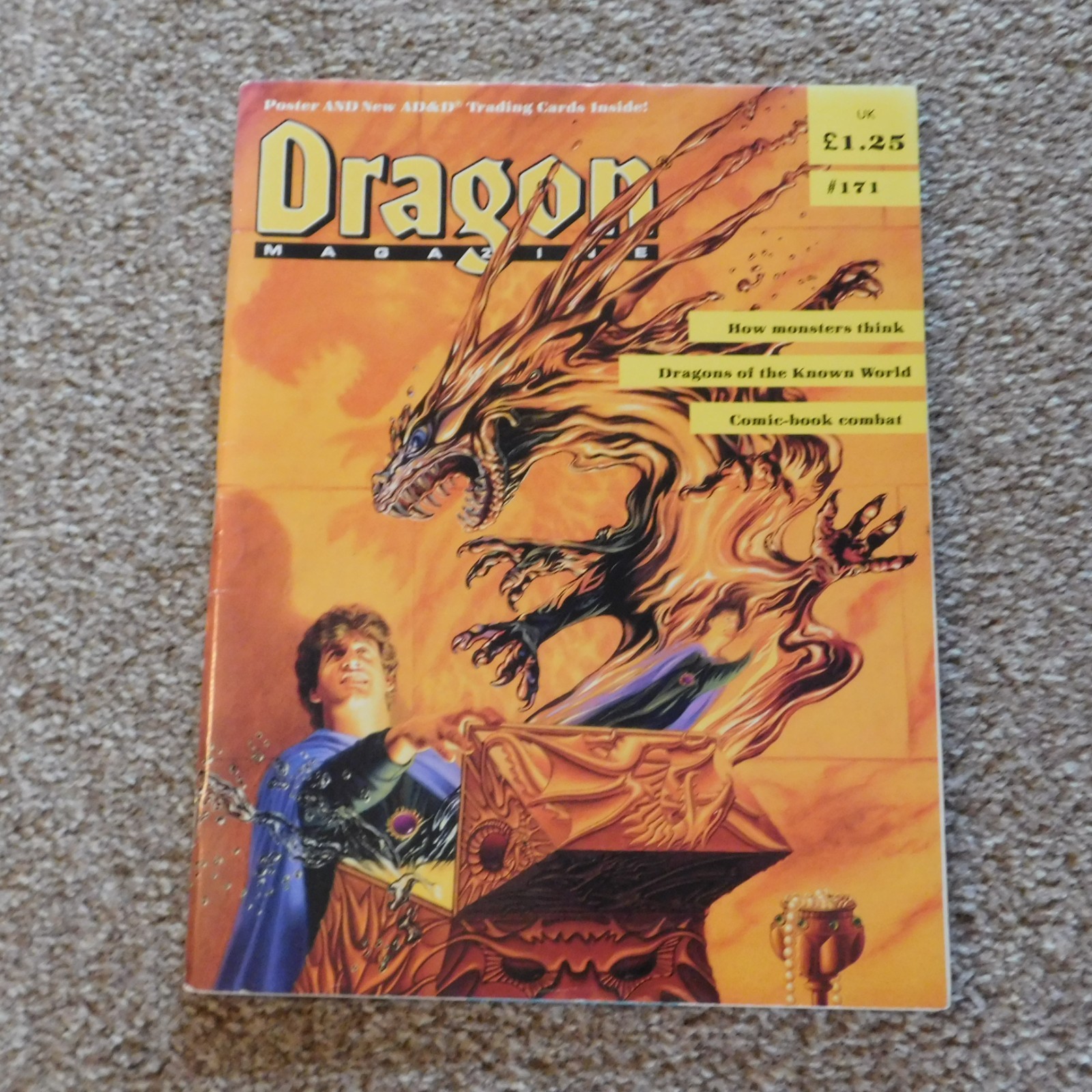 Dungeon Magazine #171 With cards (no poster)