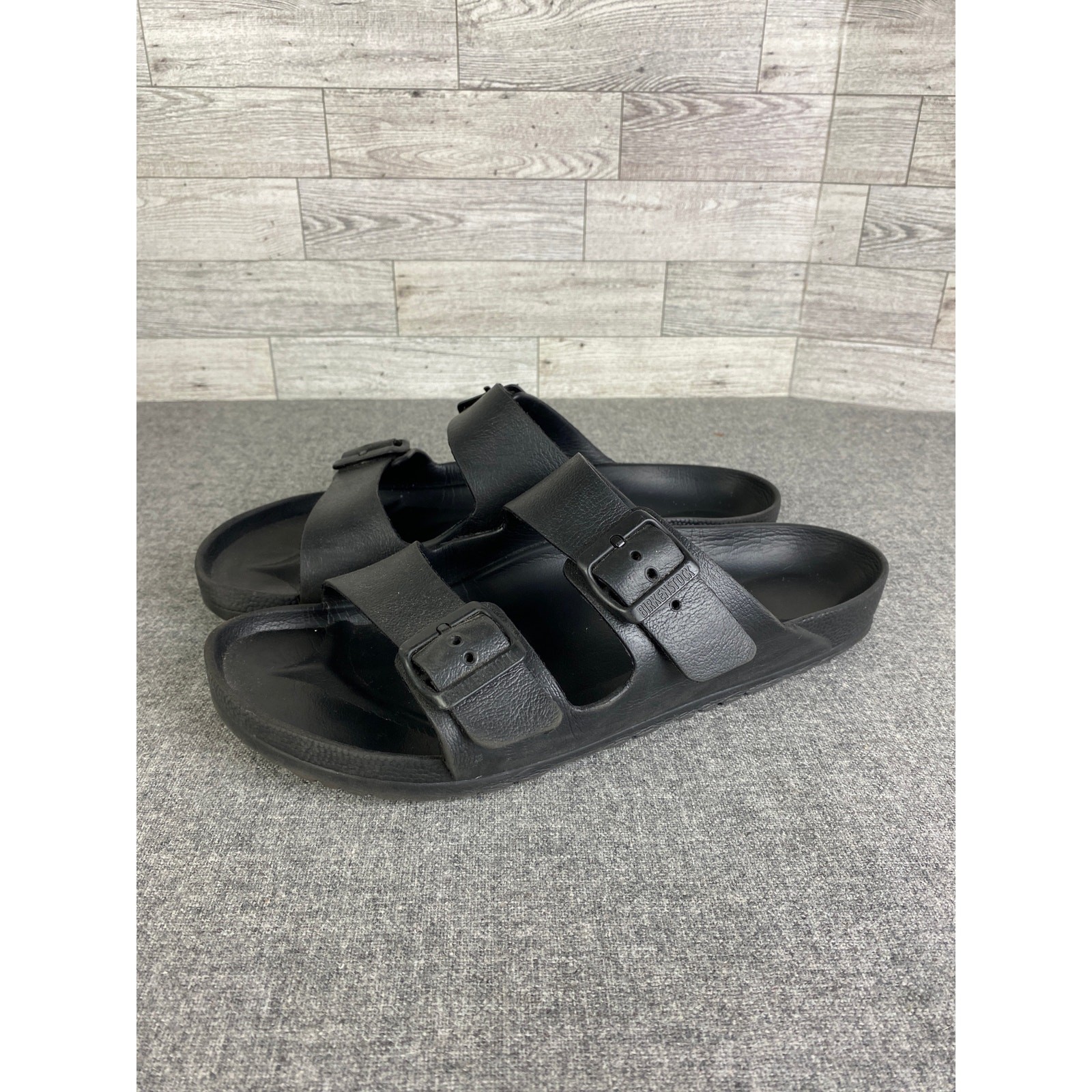 BIRKENSTOCK EVA MENS Sandals Arizona Black Size 44 EU 11 US Waterproof